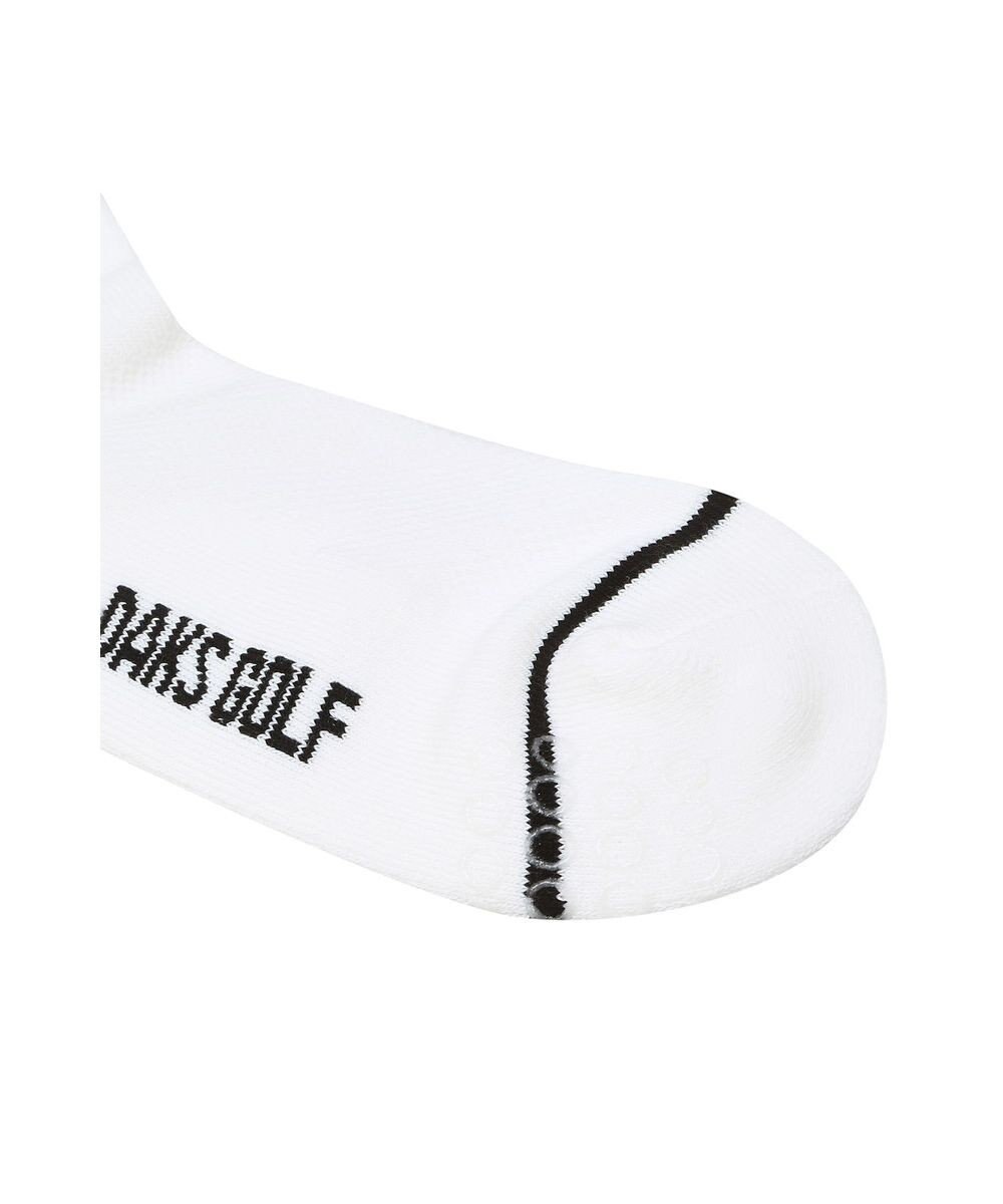 DAKS 【DAKS GOLF】ライン配色足首パイルソックス 