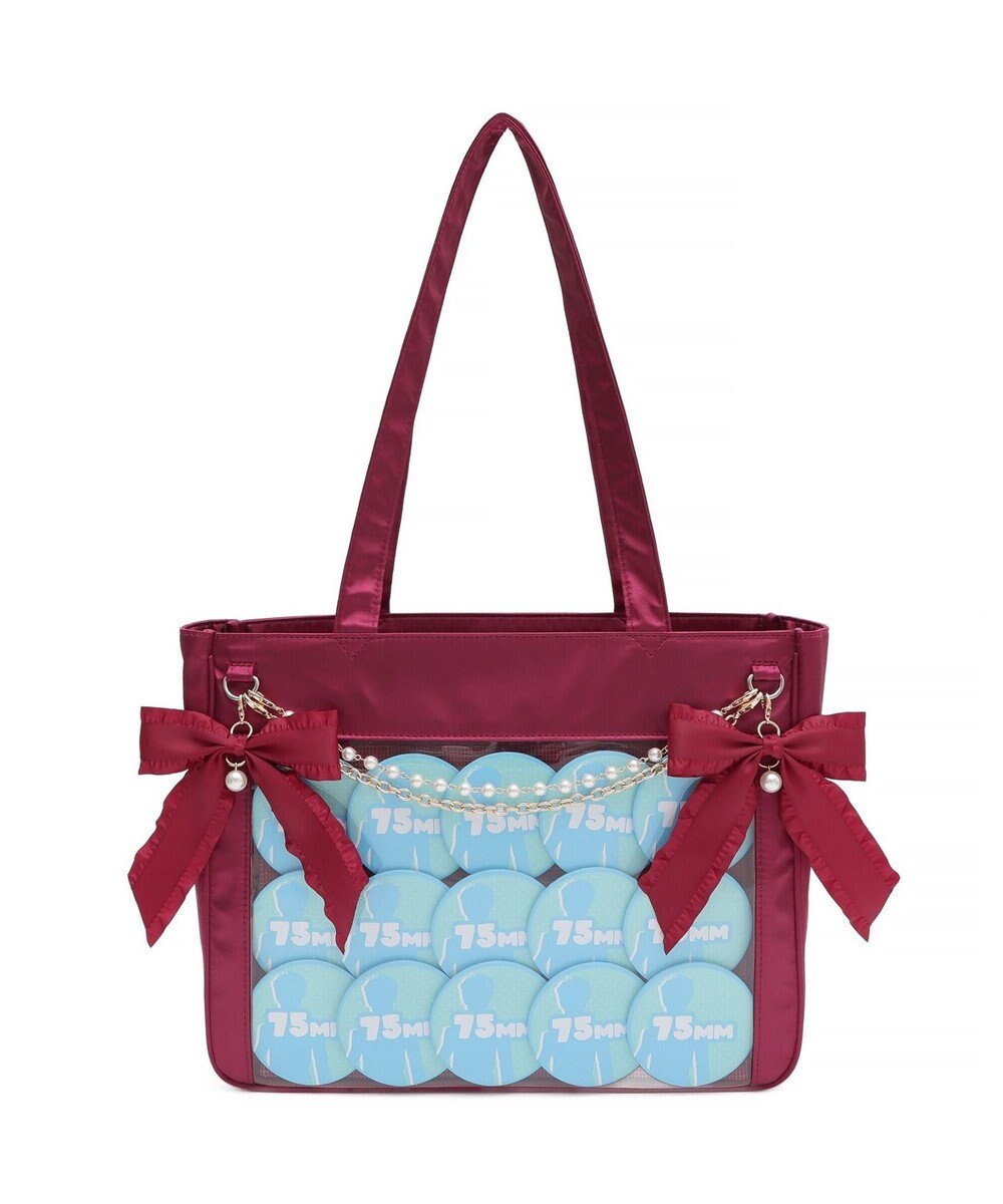 WEGO 【痛バ＆推し活グッズ】ときめきサテン痛バッグS 