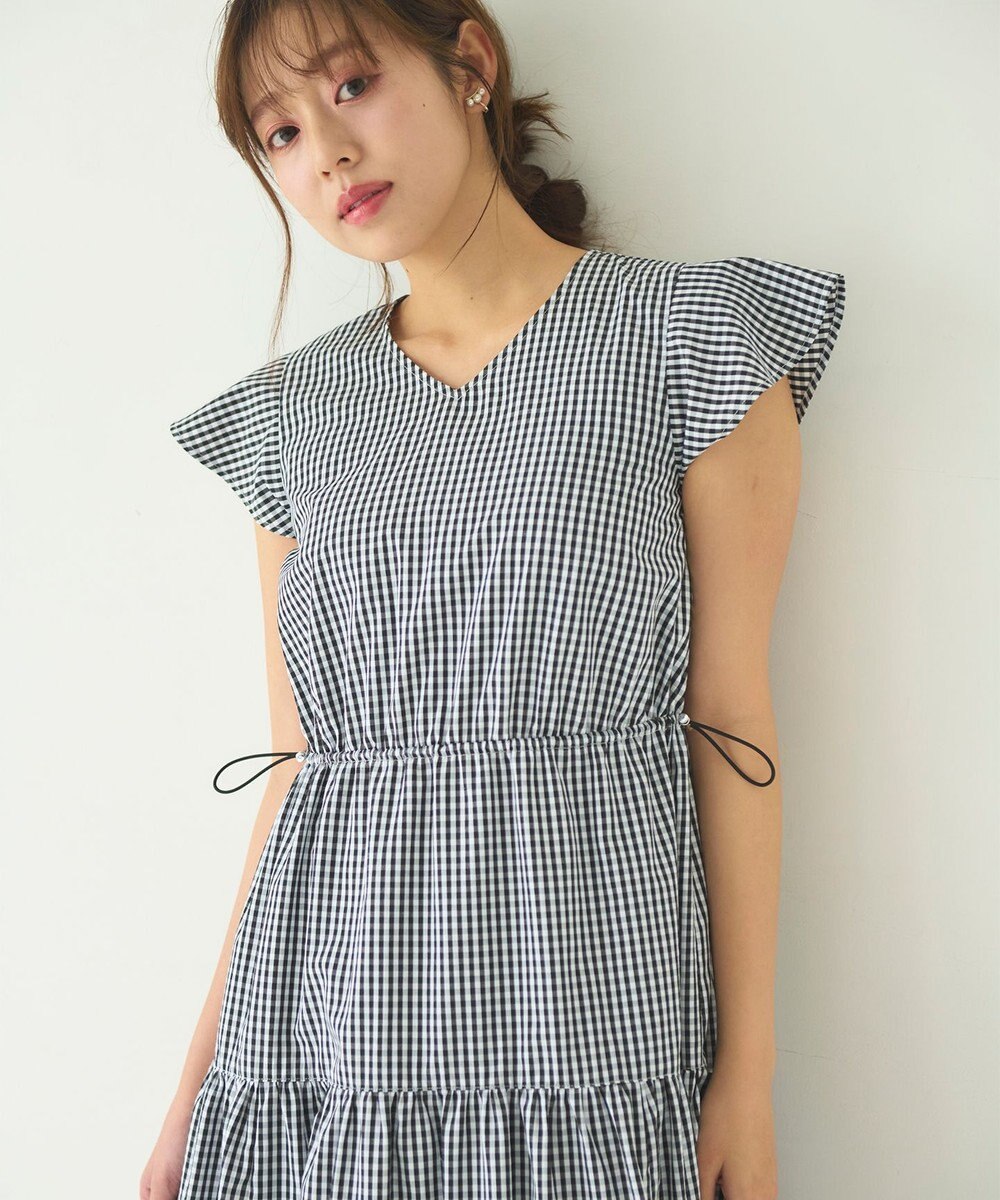 Feroux 【洗える】ドロストデザイン ワンピース 