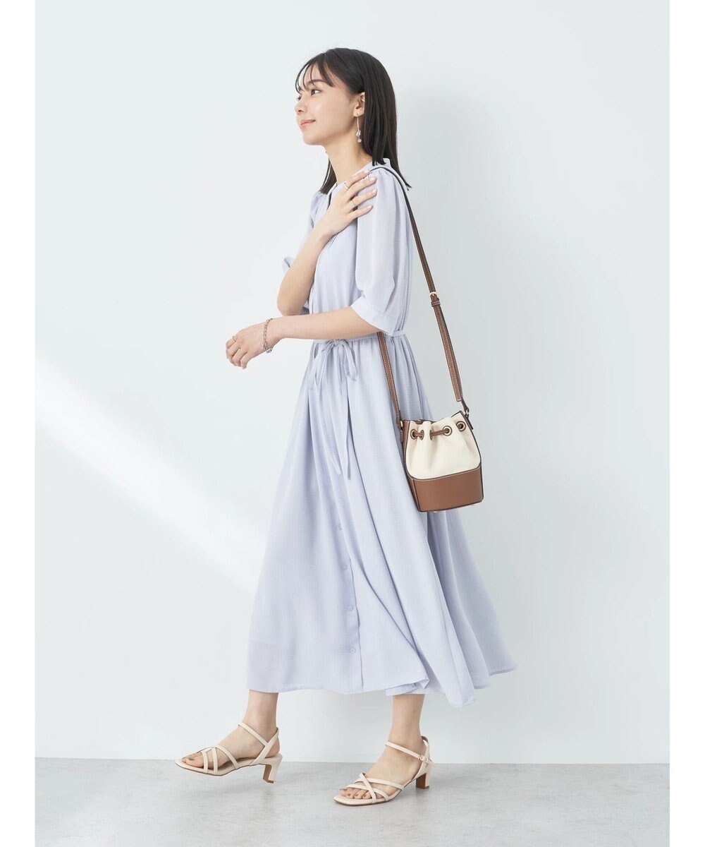 earth music&ecology タックフレアワンピース 