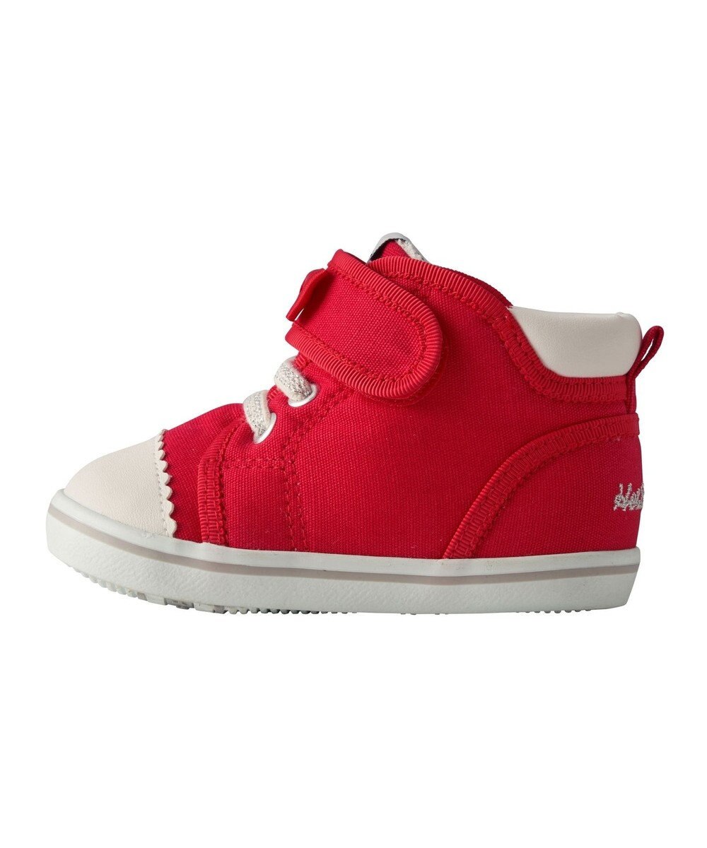 MIKI HOUSE HOT BISCUITS 【13-15cm】 ミニリボン付き キャンバスセカンドシューズ 