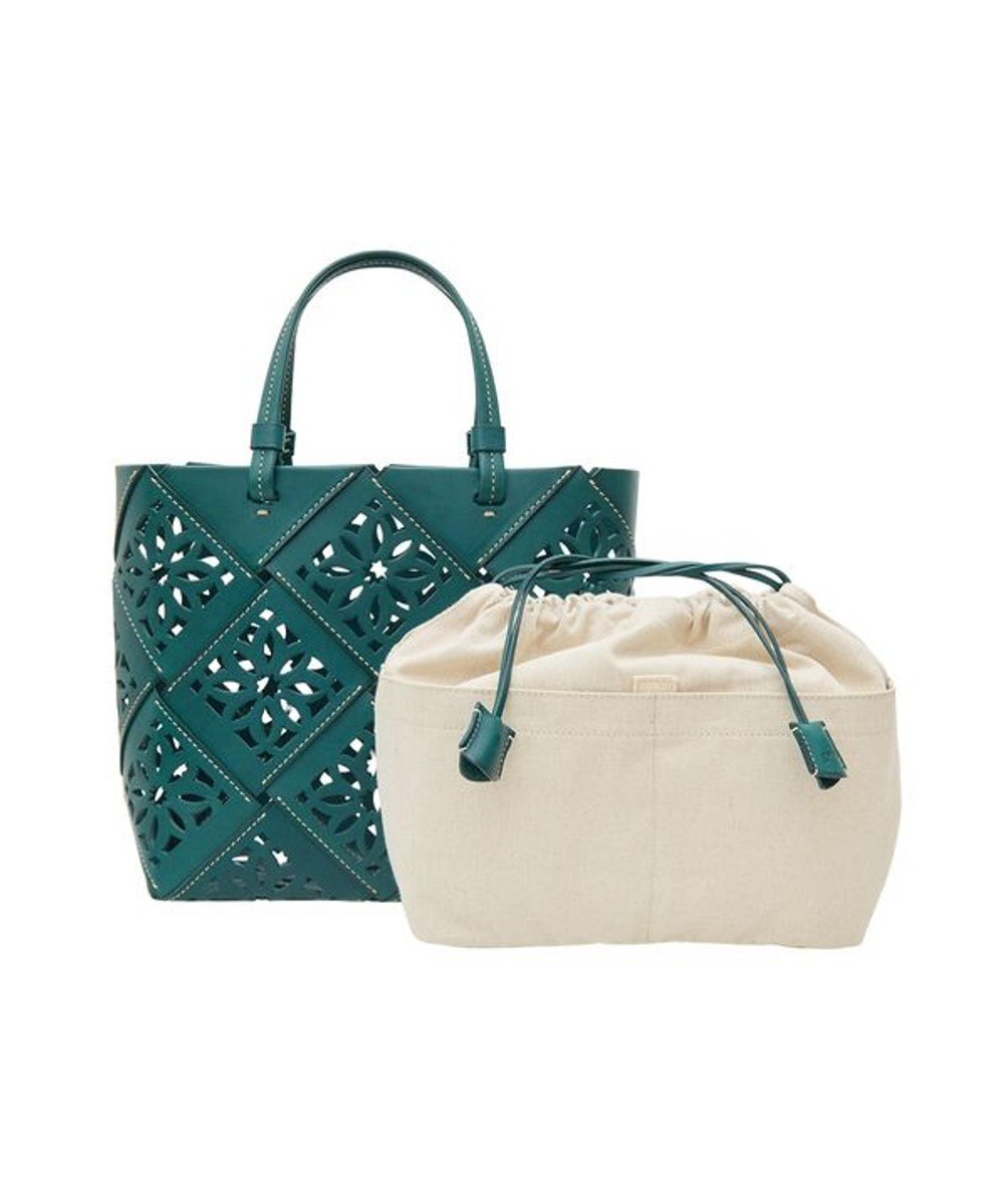 genten サスカットバスケット手提げバッグ＜M＞ 