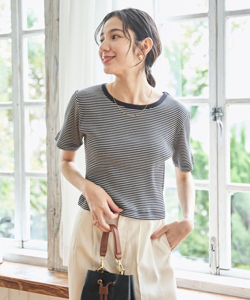 WEGO 【洗える/SML】コンパクトリブT 