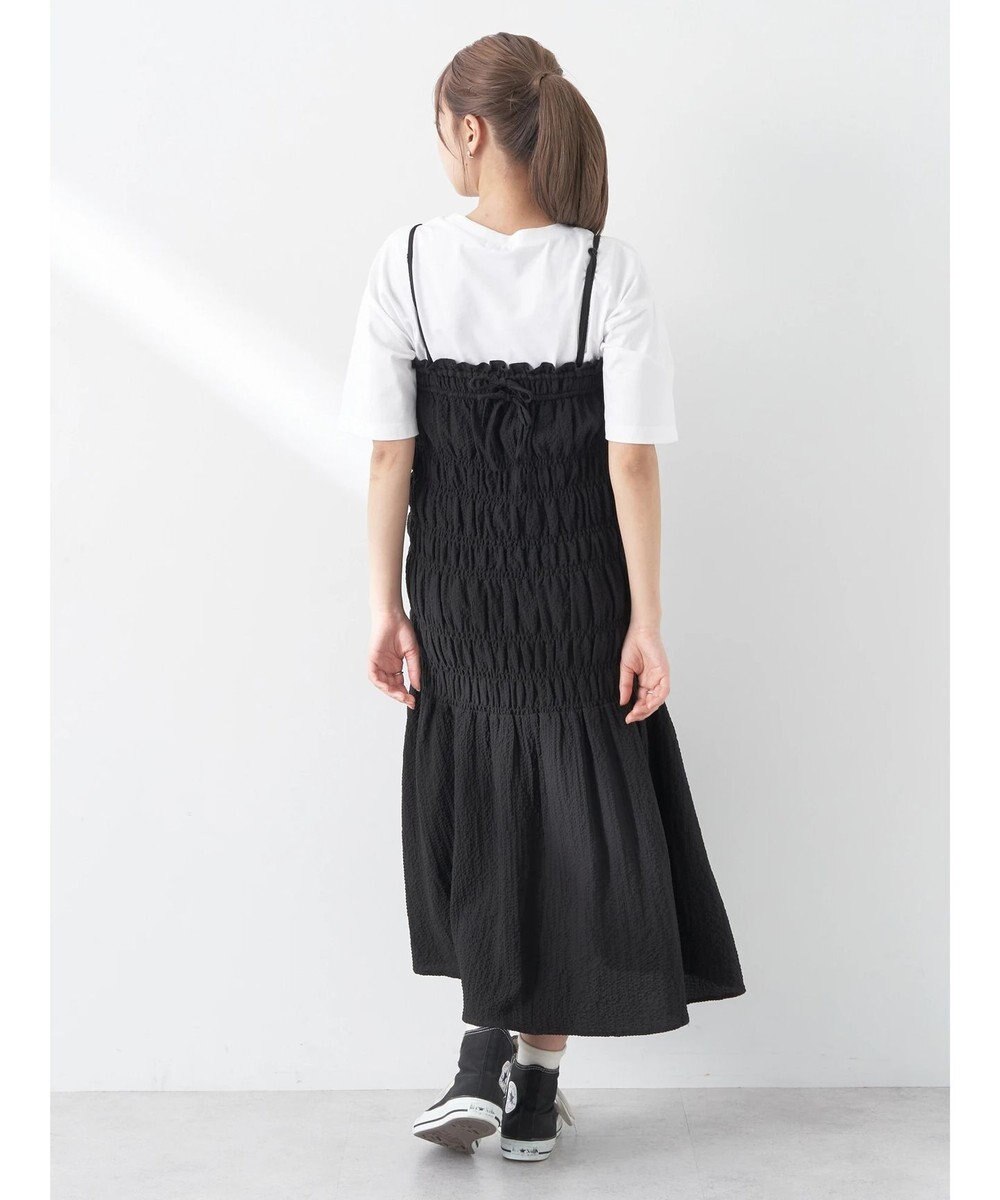 earth music&ecology ２ｗａｙシャーリングキャミワンピース 