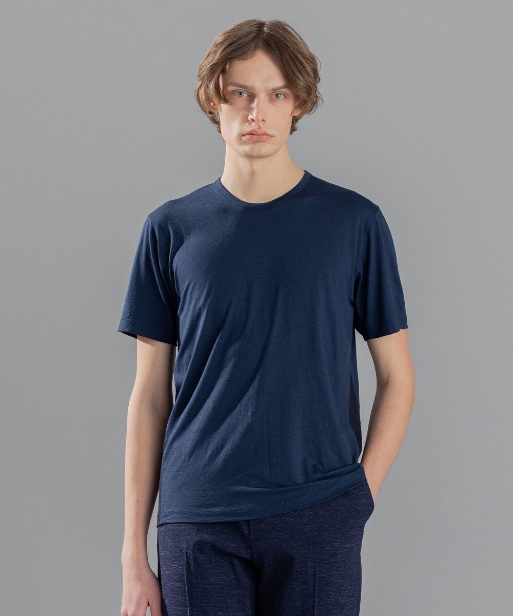 JOSEPH HOMME SUMMER WOOL JERSEY CREW NECK TEE 