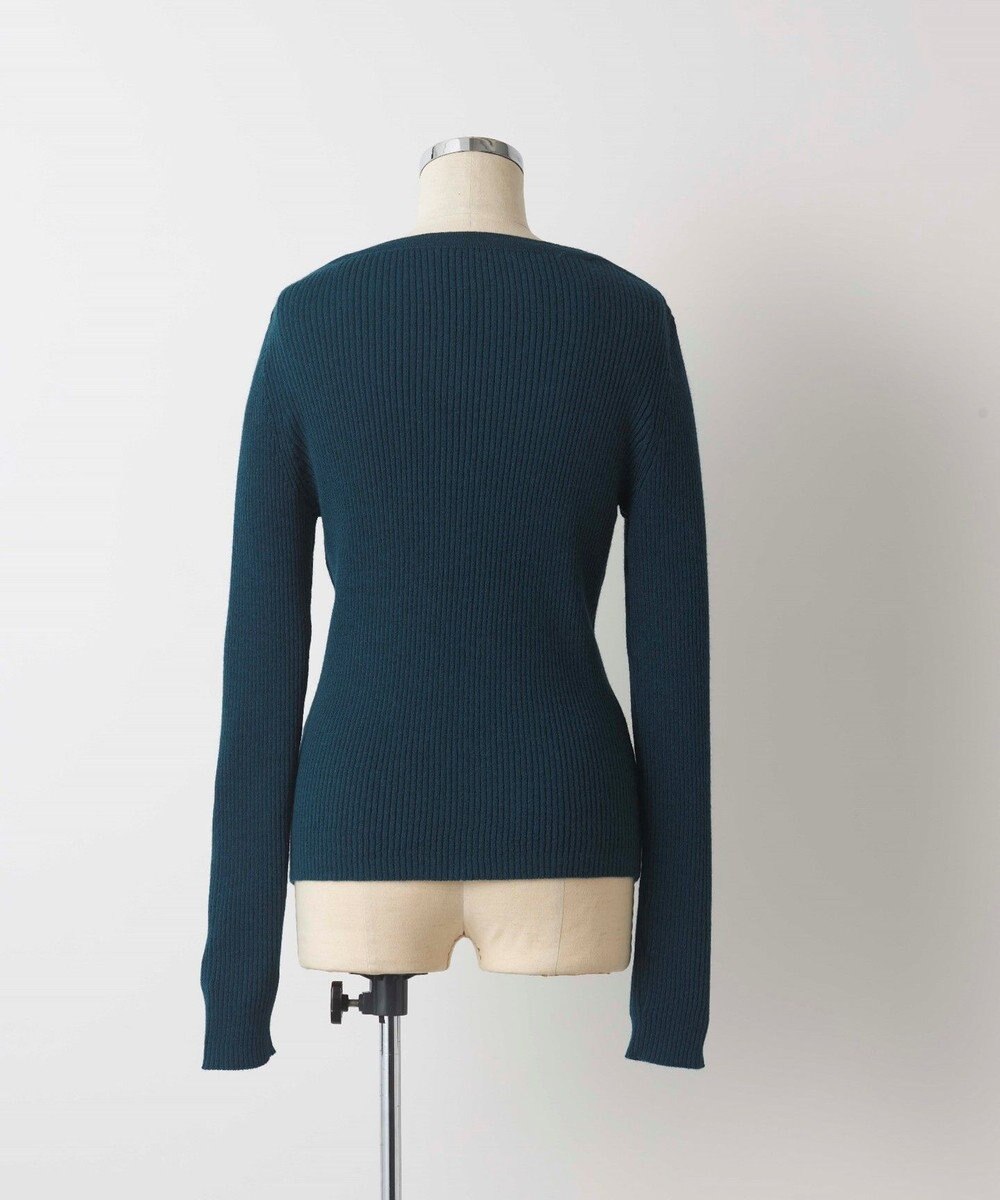 TOQUE 〈大草直子さんアドバイザー〉ベビーアルパカ ミドルゲージ ボートネックニット 