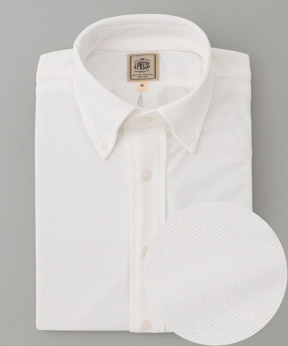 J.PRESS MEN 【WEB・一部店舗限定】コットンポリエステル ファンクションシャツ / B.D. 