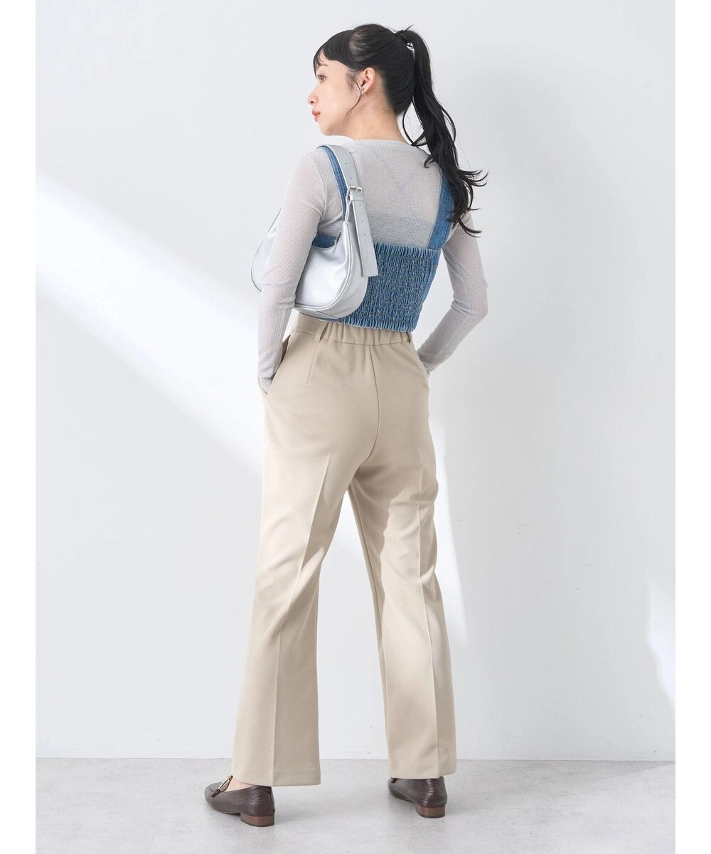 earth music&ecology フロントボタンデニムビスチェ 