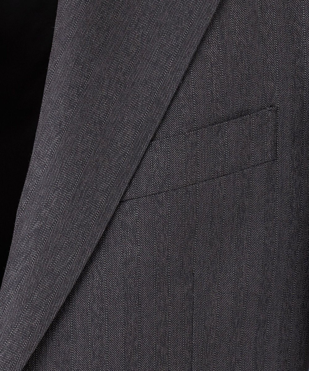 J.PRESS MEN 【ESSENTIAL CLOTHING】ヘリンボーンストライプ スーツ/総裏 