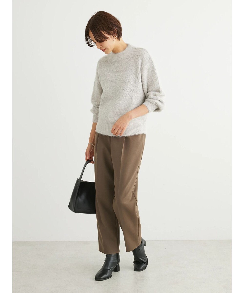 Green Parks フェザーモックネックニットプルオーバー 