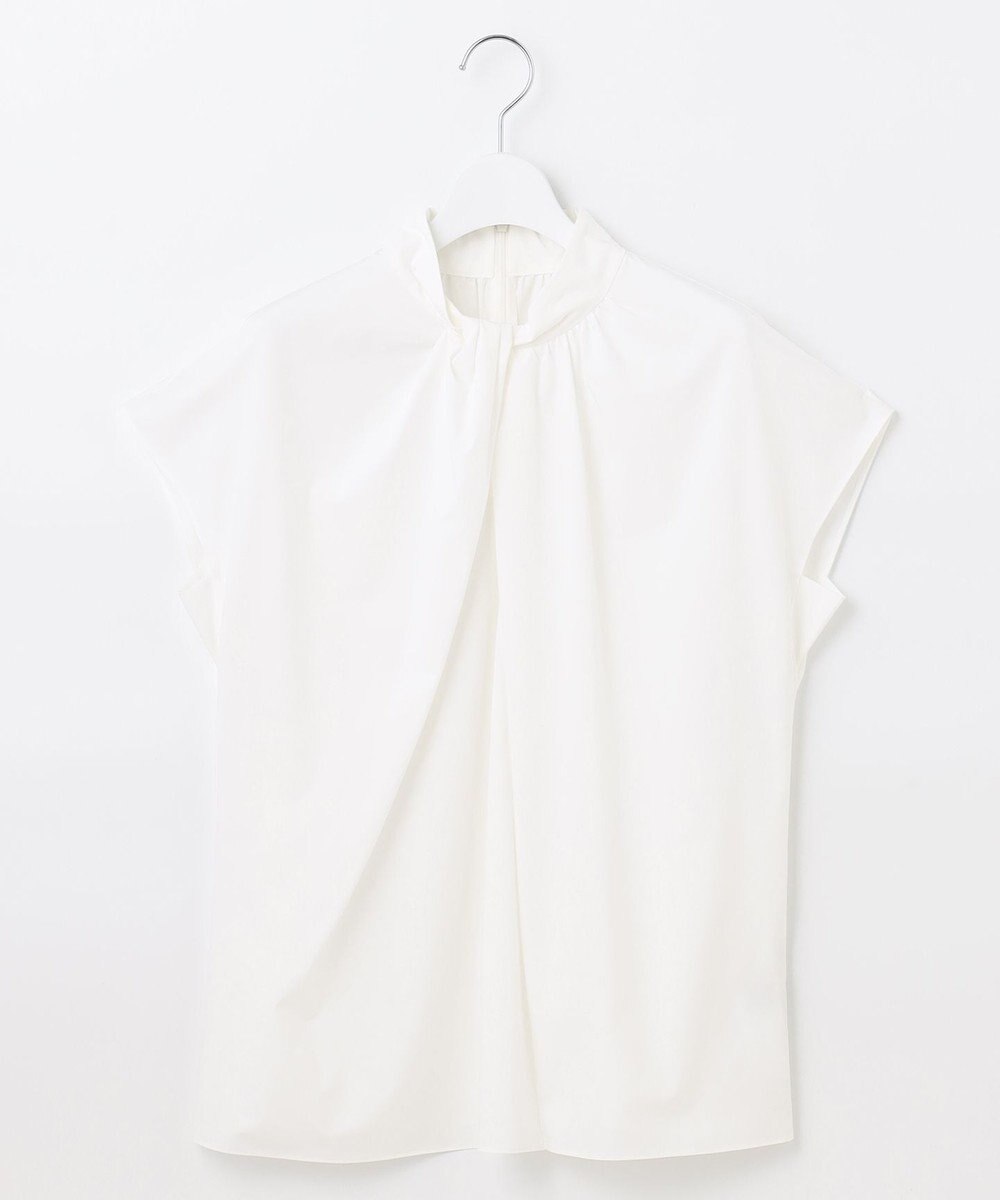 自由区 L 【洗える】ストレッチタイプライター ブラウス 