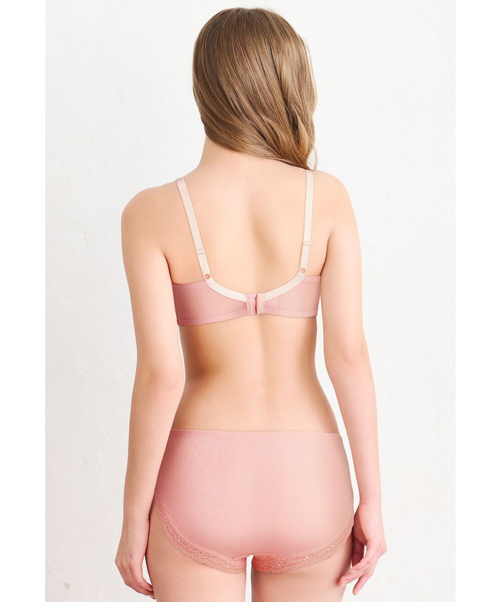 WACOAL ブラジャー 【リボンブラ 脇すっきり】 脇高設計 着やせシルエット 動いても谷間キープ レディース BXB423 /ワコール 