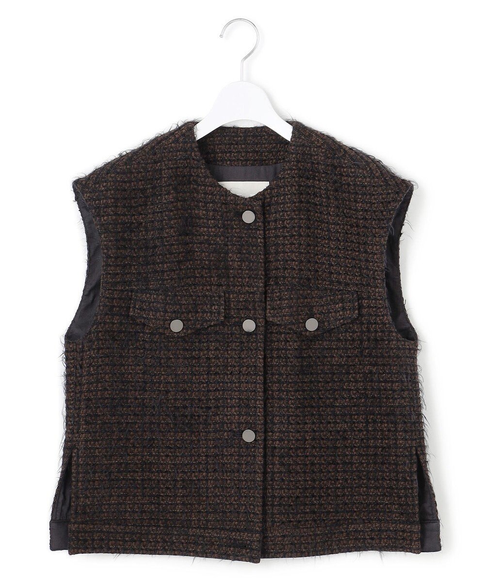 ICB フェザーツイード ベスト 