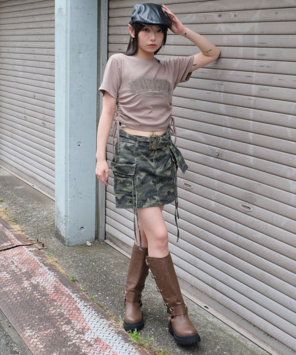 WEGO スプレーロゴドロストちびT 