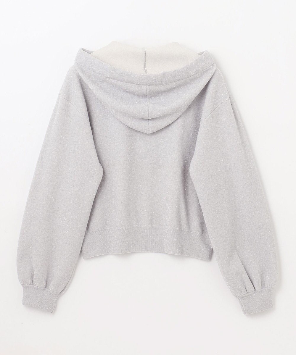 GRACE CONTINENTAL ラメニットパーカー 