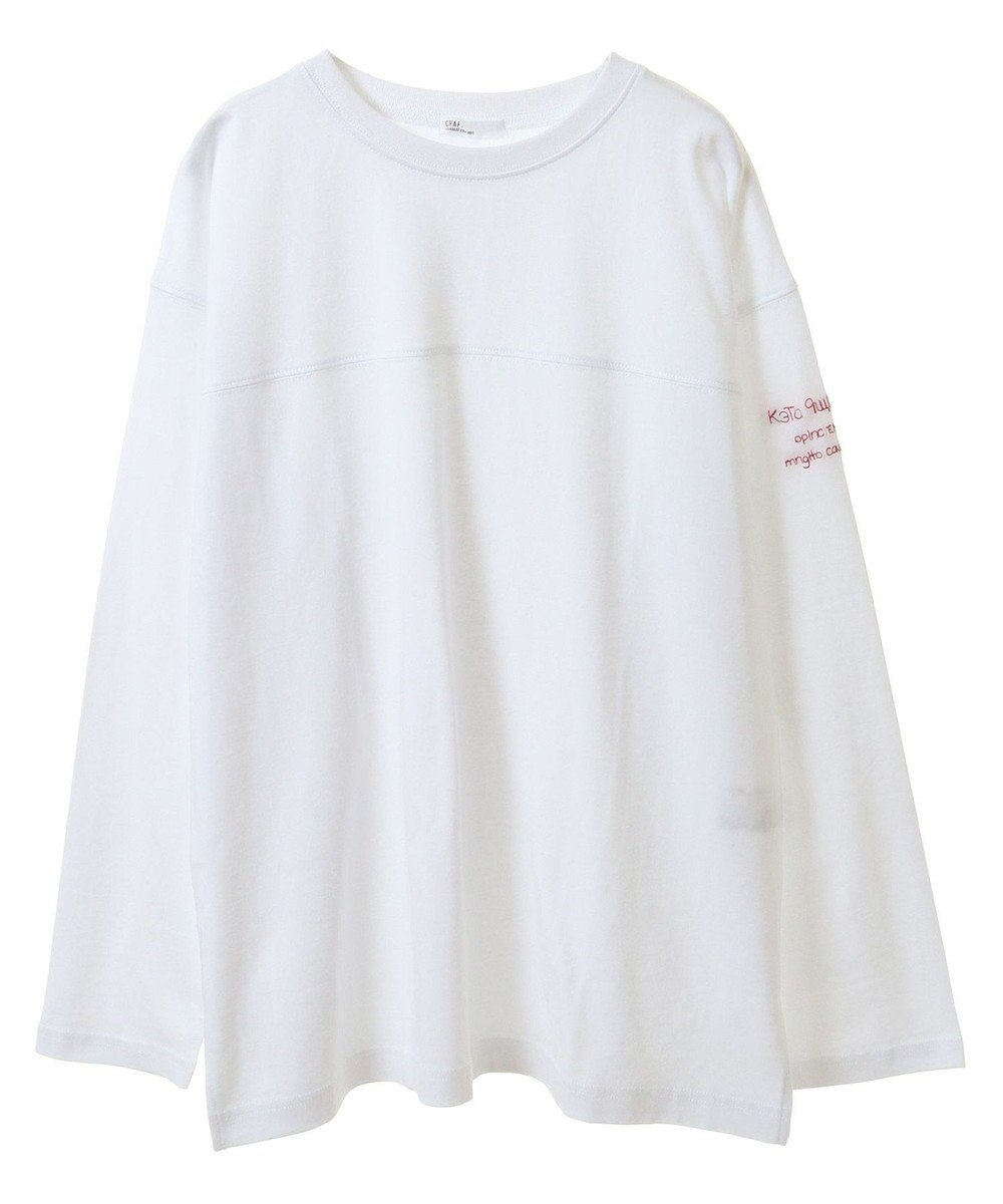 CRAFT STANDARD BOUTIQUE ワンポイント刺繍長袖チュニック 
