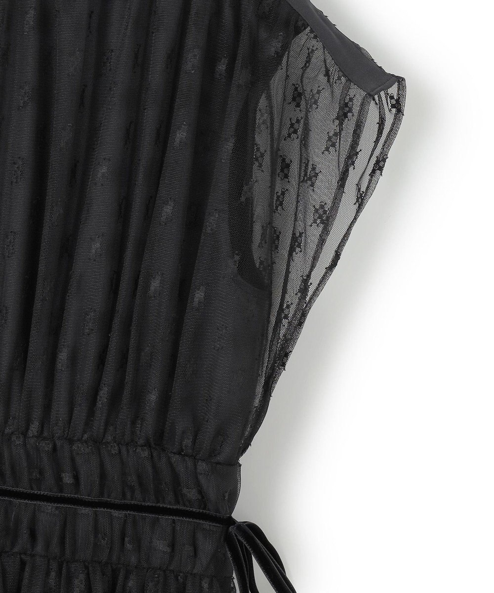 23区 【APPLAUDIR】シャーリングカットチュール ドレス 