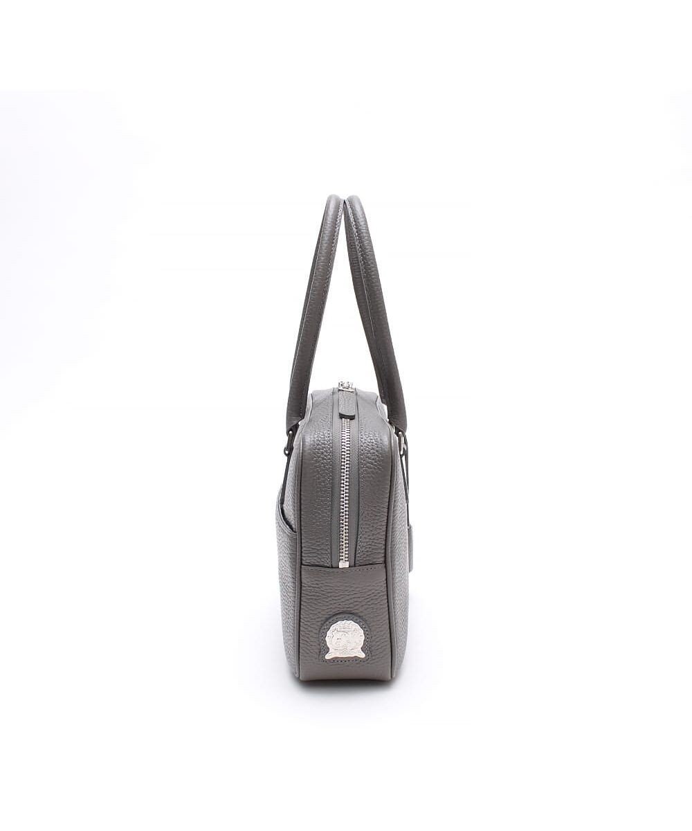 A.D.M.J. 牛革 ボストンバッグ 28cm※SILVER金具 