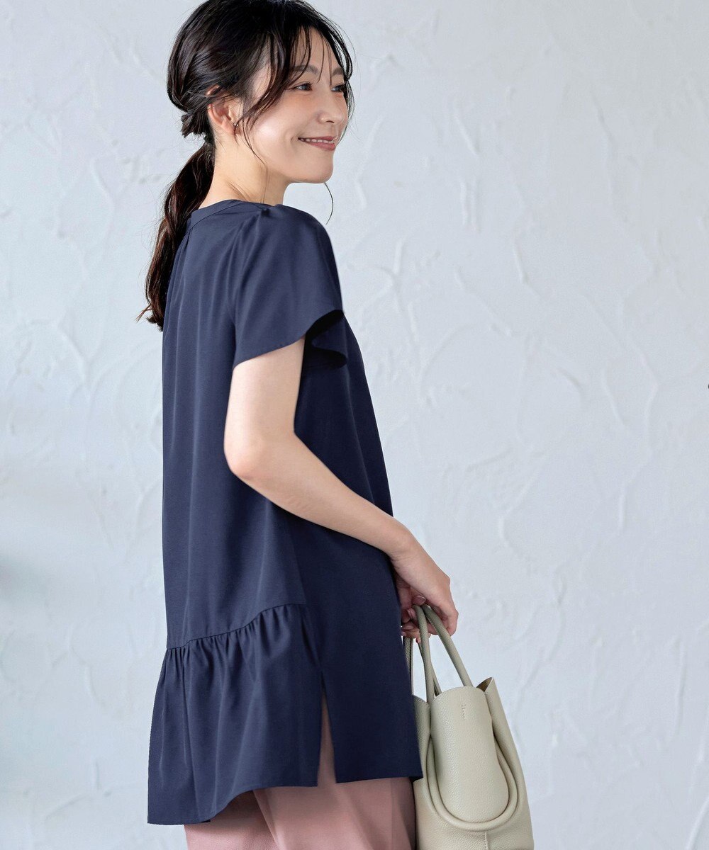 Tiaclasse 【選べる2Type】スキッパーシャツチュニック 