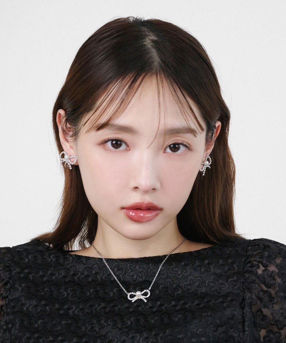 TOCCA GLITTER RIBBIN NECKLACE ネックレス 