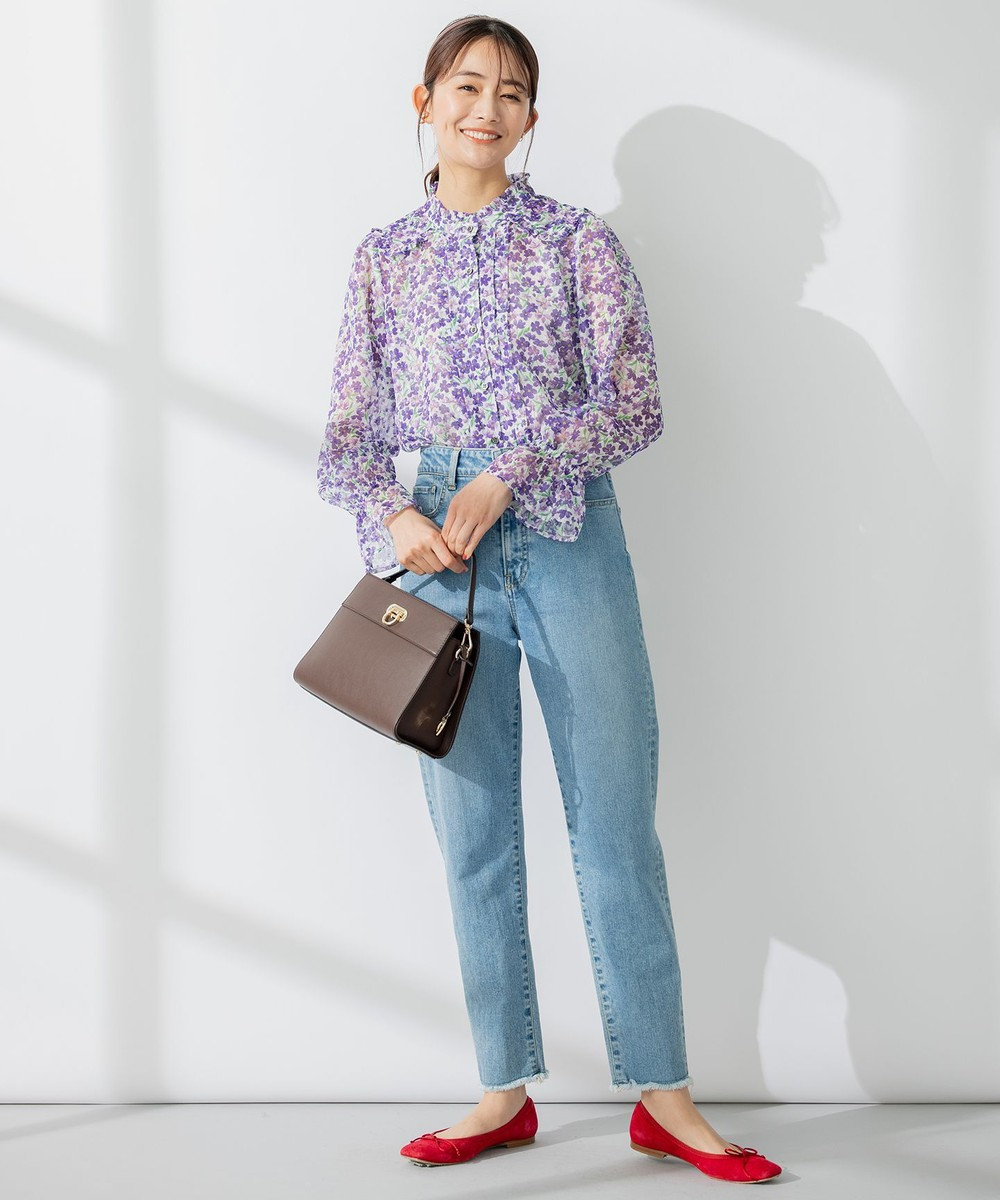 組曲 【23SS】ヴィンテージフラワープリント ブラウス 