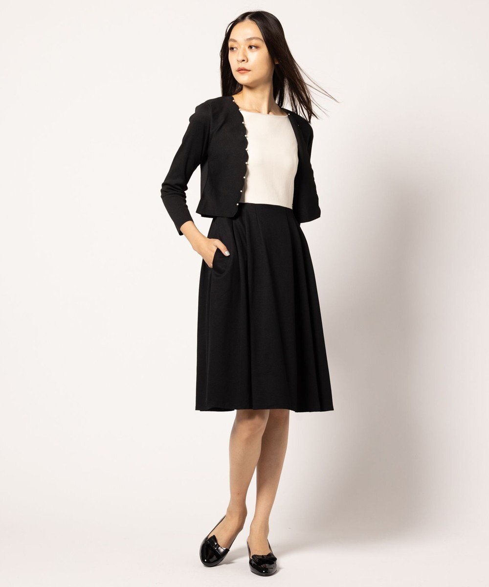 TOCCA 【洗える】SCALLOP ボレロ 