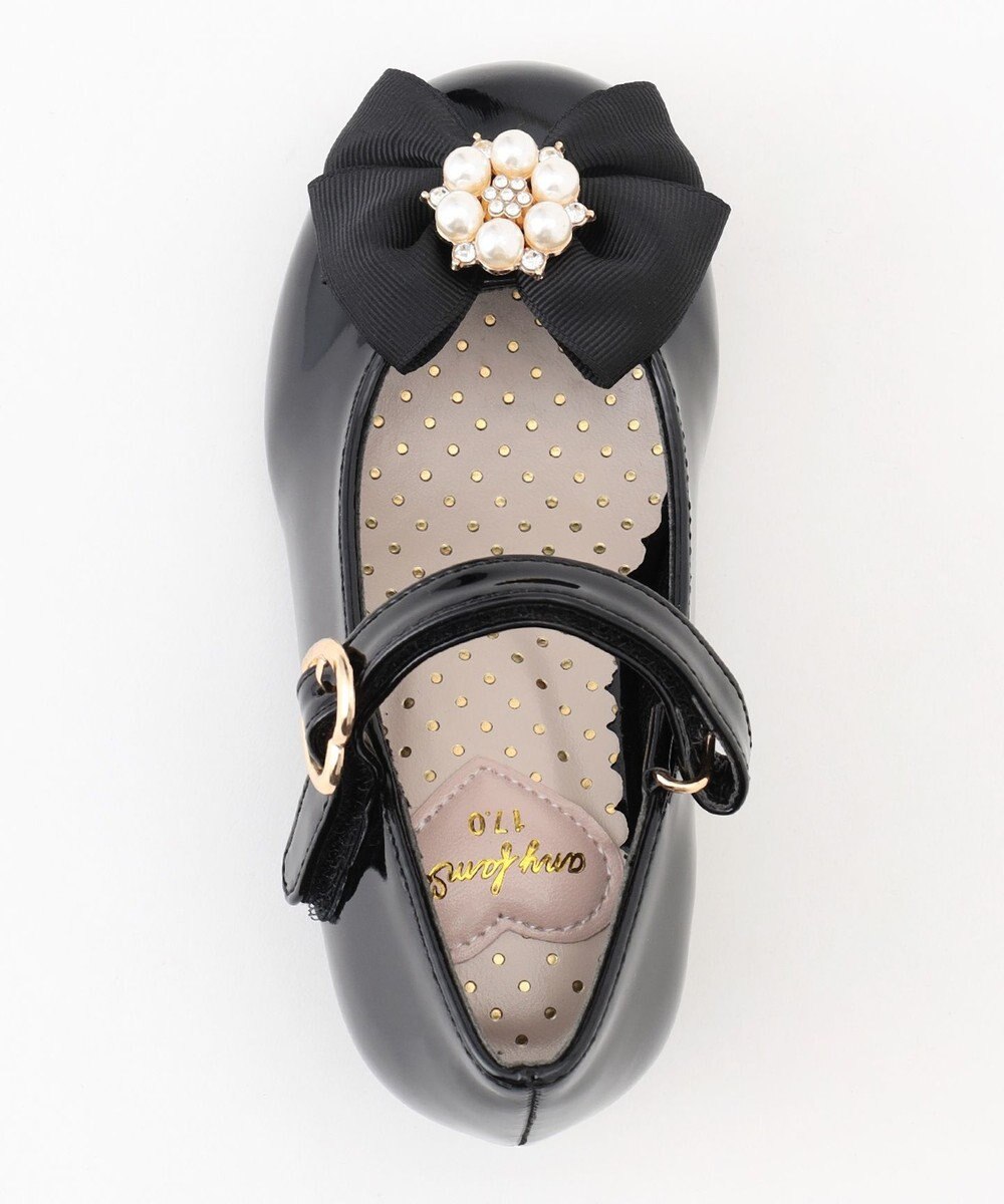 ANY KIDS エナメル ヒール パンプス 