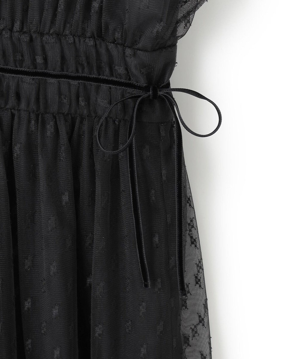 23区 【APPLAUDIR】シャーリングカットチュール ドレス 