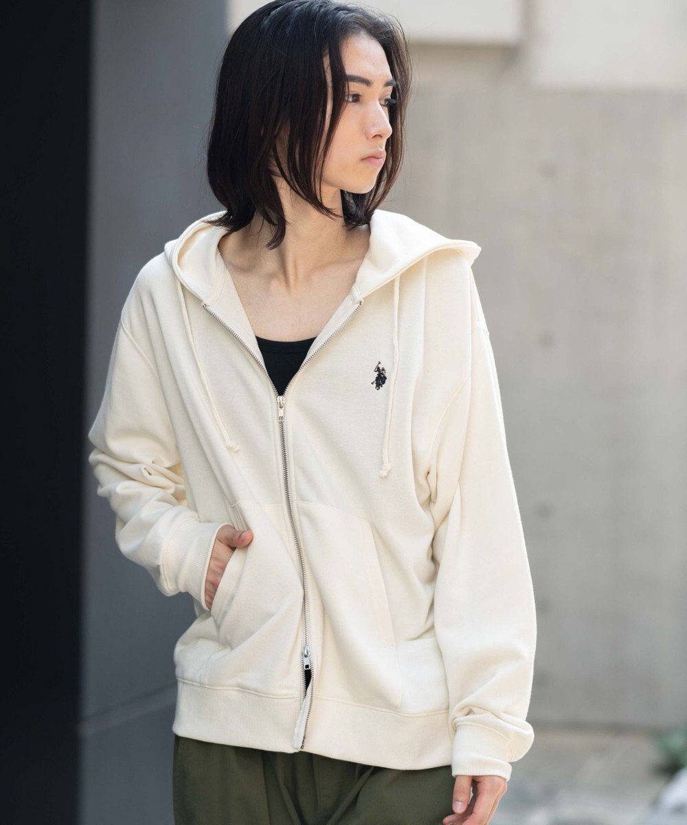 WEGO 【WEB限定/ユニセックス着用ITEM/25年秋冬新作/SMLサイズ展開】別注U.S.POLO ASSN.　ZIPパーカー 