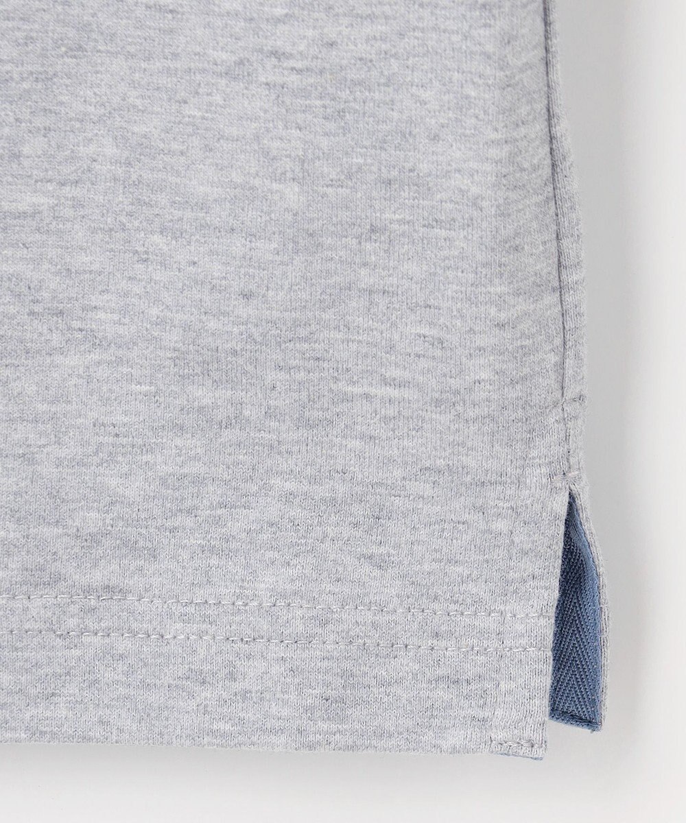 J.PRESS KIDS 【110-130cm】40/2天竺襟付き Vネック ポロシャツ 