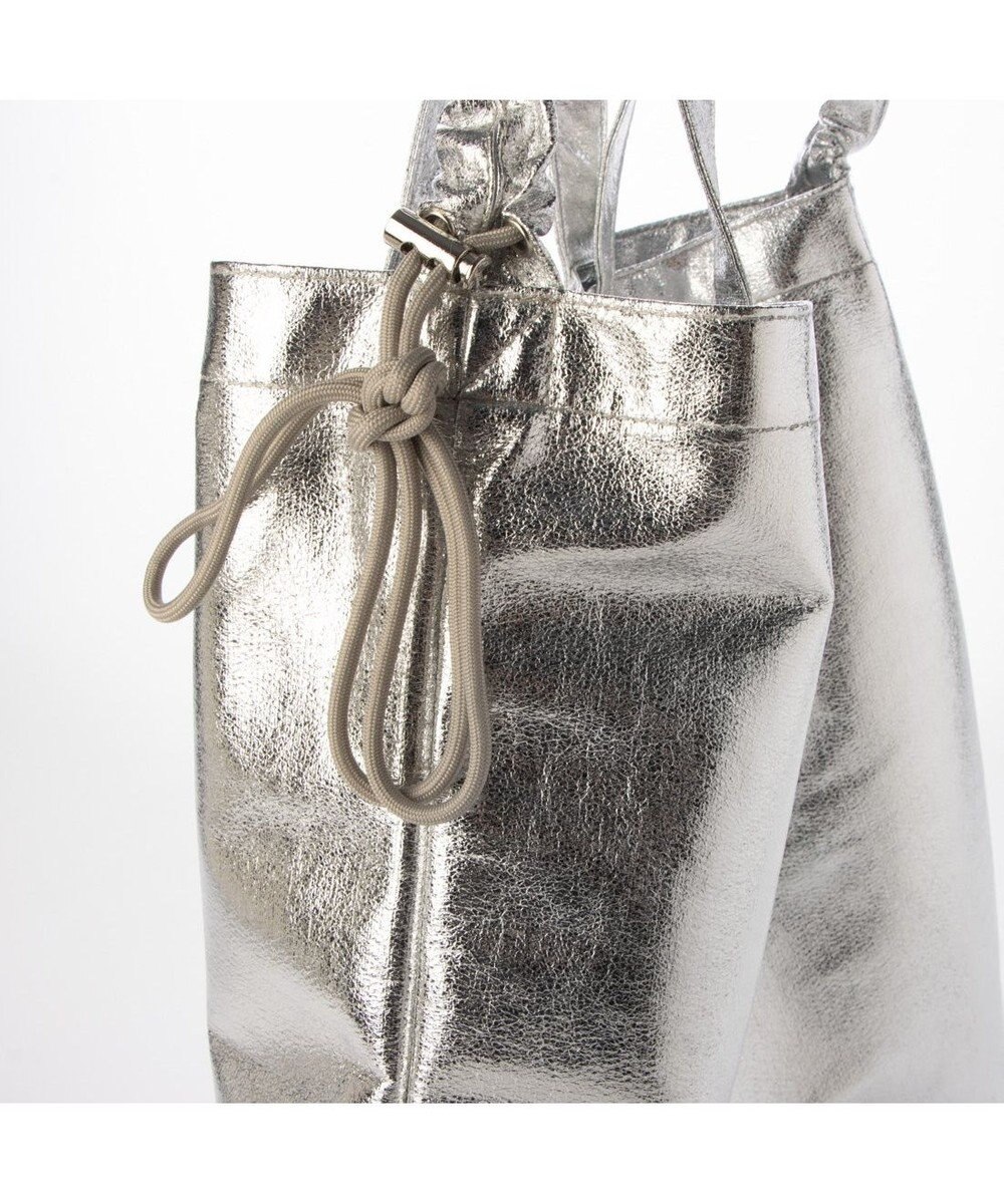 UNBILLION カシュカシュ cachecache / メタリックシャーリングポケッタブルトート 