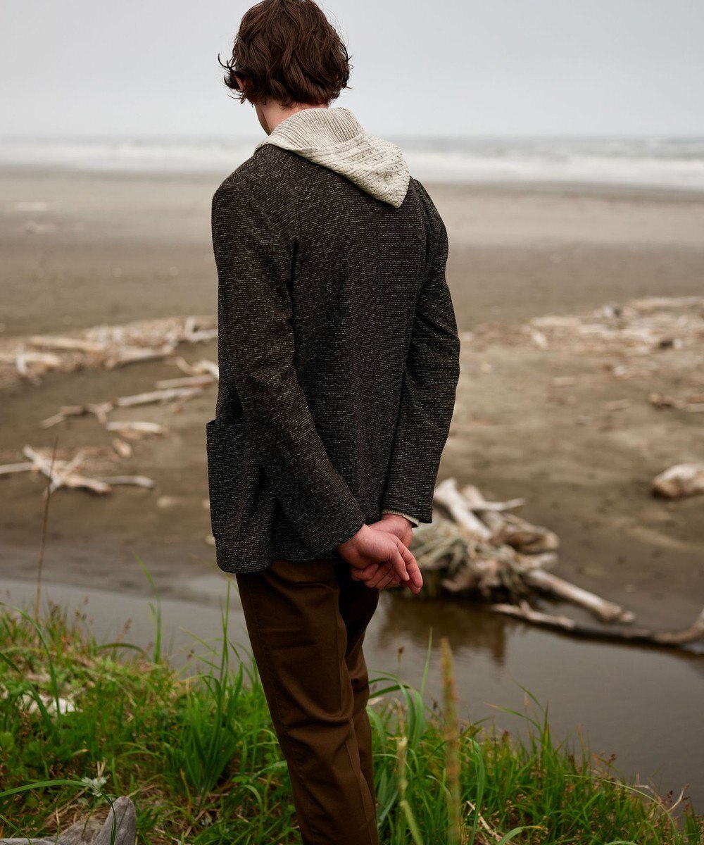 JOSEPH ABBOUD 【オリジナルオーガニックコットン使用】JOE COTTONニット パーカー 