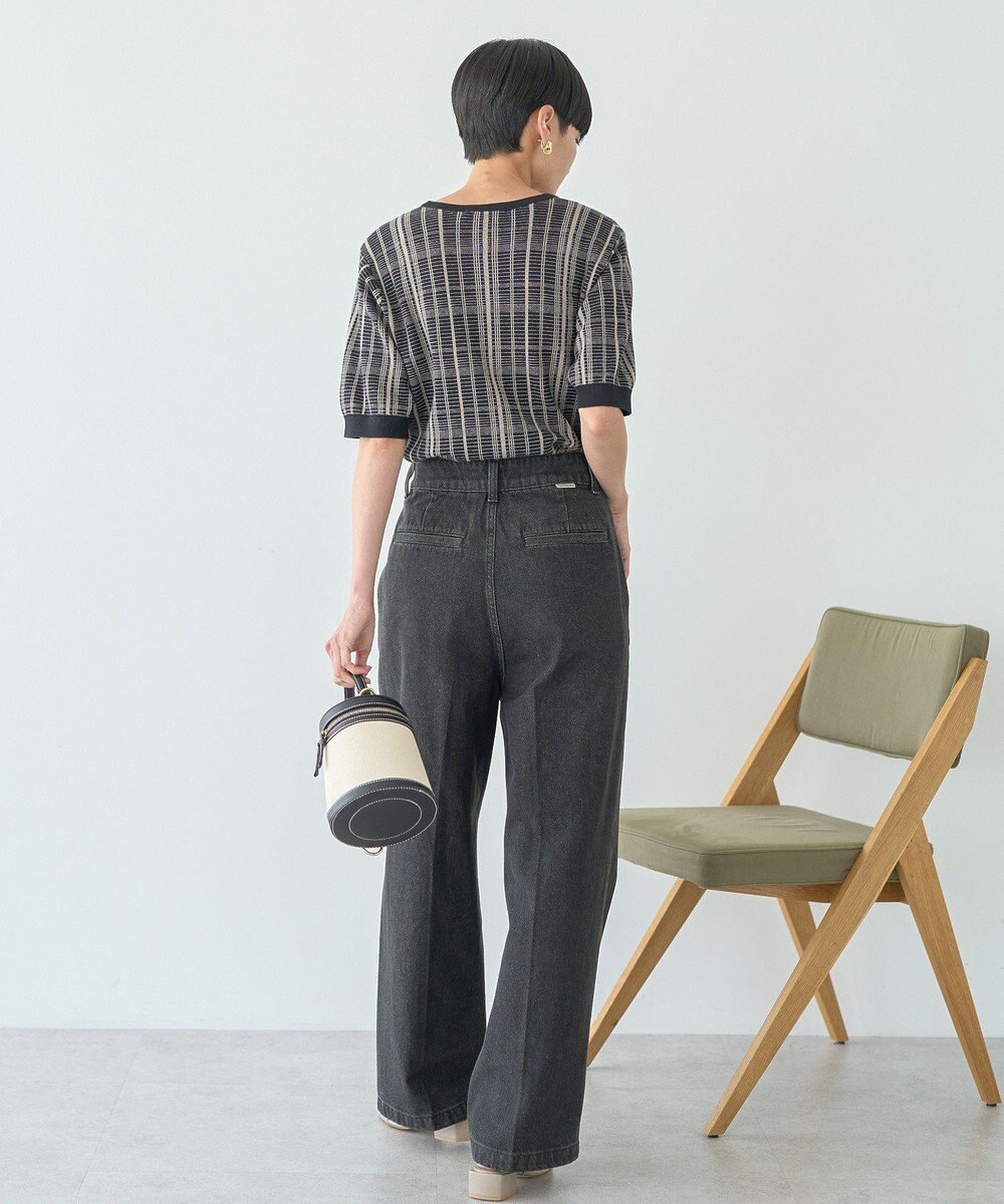 AMERICAN HOLIC タックワイドデニム 