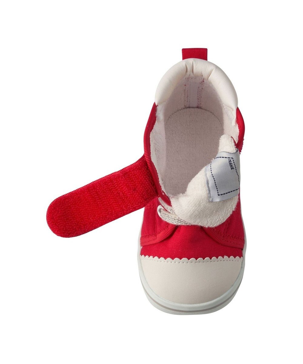 MIKI HOUSE HOT BISCUITS 【13-15cm】 ミニリボン付き キャンバスセカンドシューズ 