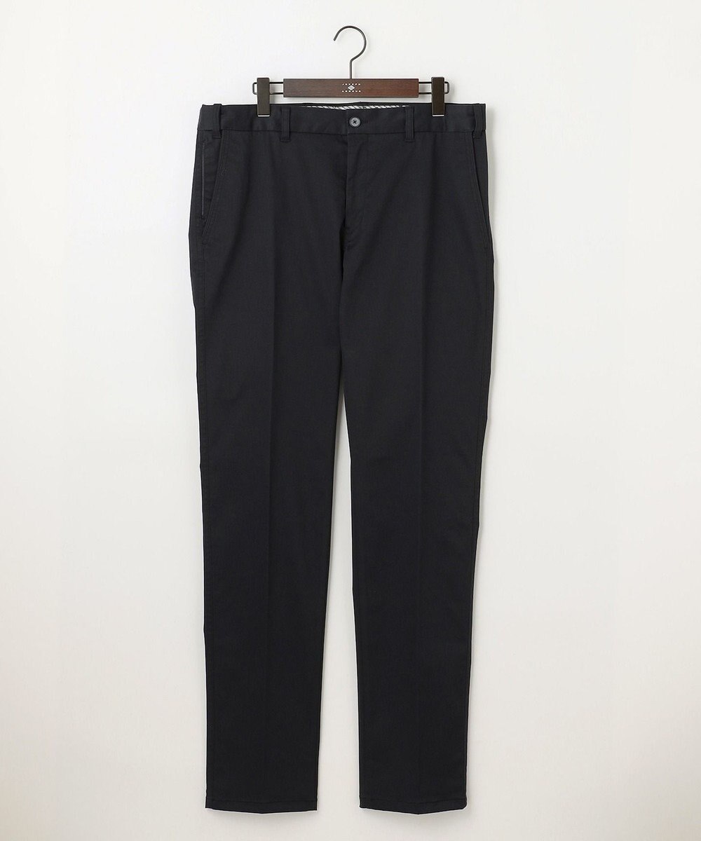 JOSEPH ABBOUD 【キングサイズ・ウェストも伸びる！/JAPANファブリック/ストレッチ】ハイパワーサテンストレッチ パンツ 