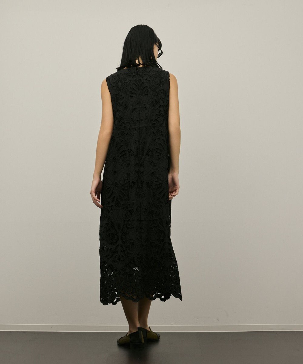 GRACE CONTINENTAL フラワーカットワークワンピース 