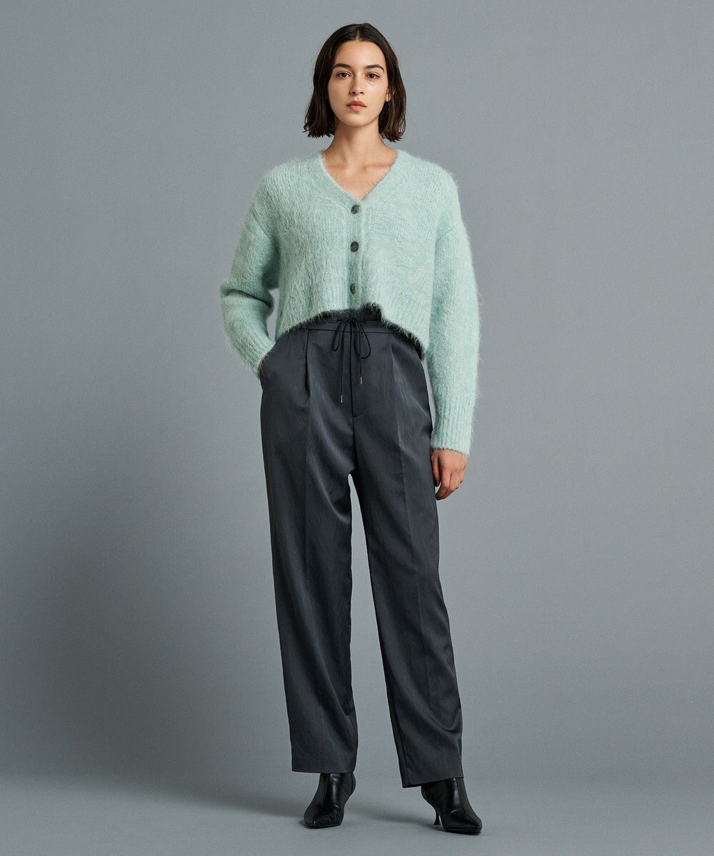 uncrave 【洗える】サテン ドロストパンツ（uncrave STANDARD） 