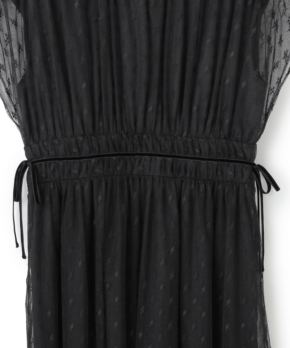 23区 【APPLAUDIR】シャーリングカットチュール ドレス 