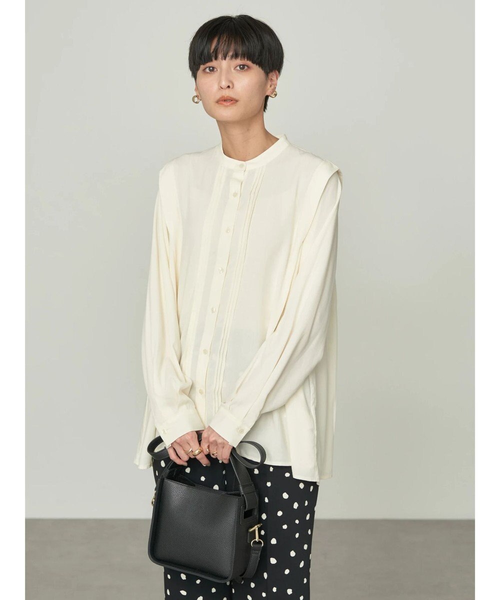 AMERICAN HOLIC サラックールタック使いブラウス 