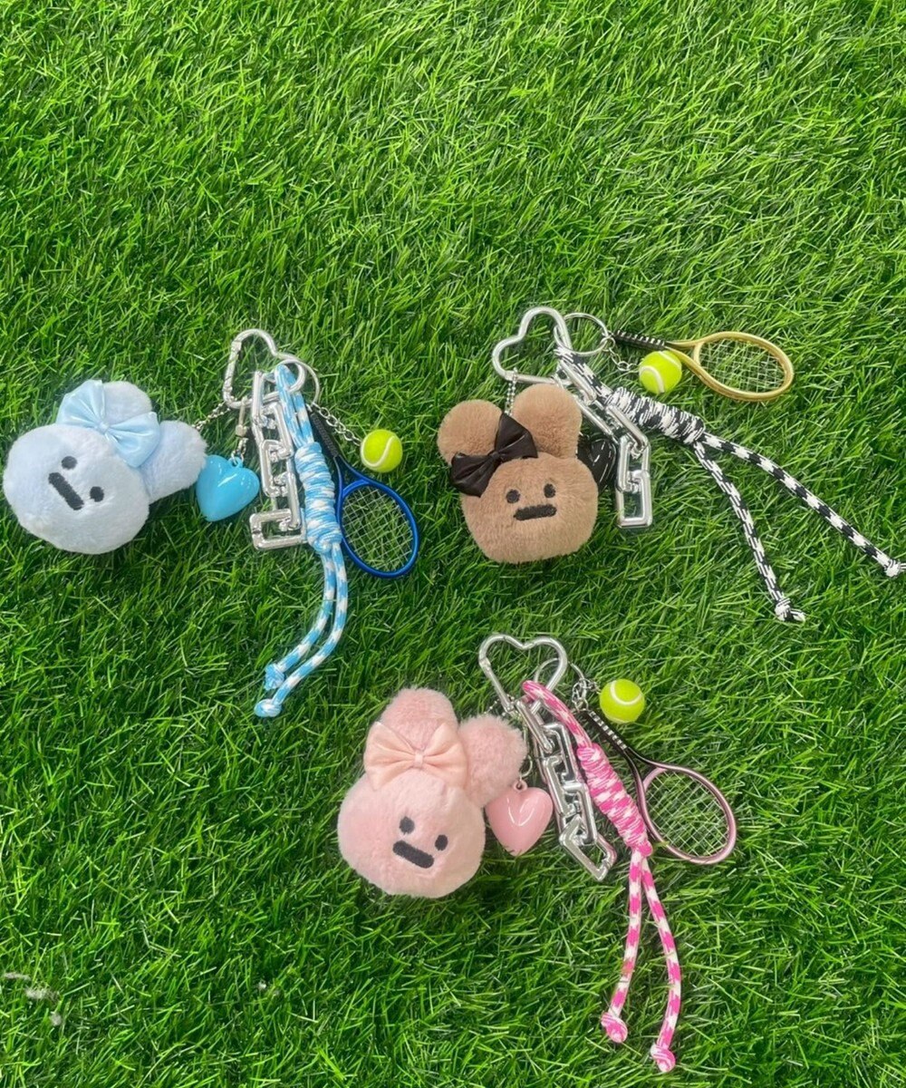 WEGO リボンウサギセットキーホルダー 