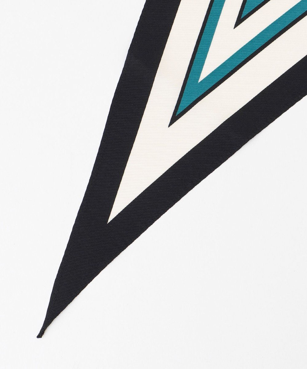 23区 【CLASSY.6月号掲載】ストライプ ダイヤ スカーフ 