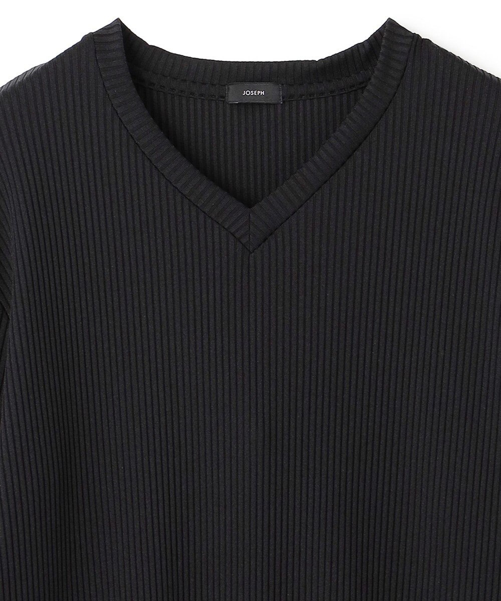 JOSEPH HOMME 【LEON 掲載】テックリブジャージー　Vネックカットソー 