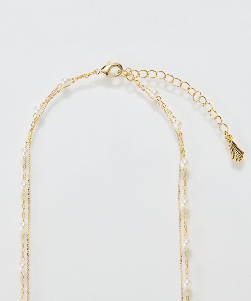 Phoebe <オンワード限定セット>2ラインエレガントパールネックレス×グリームスウィングピアス 