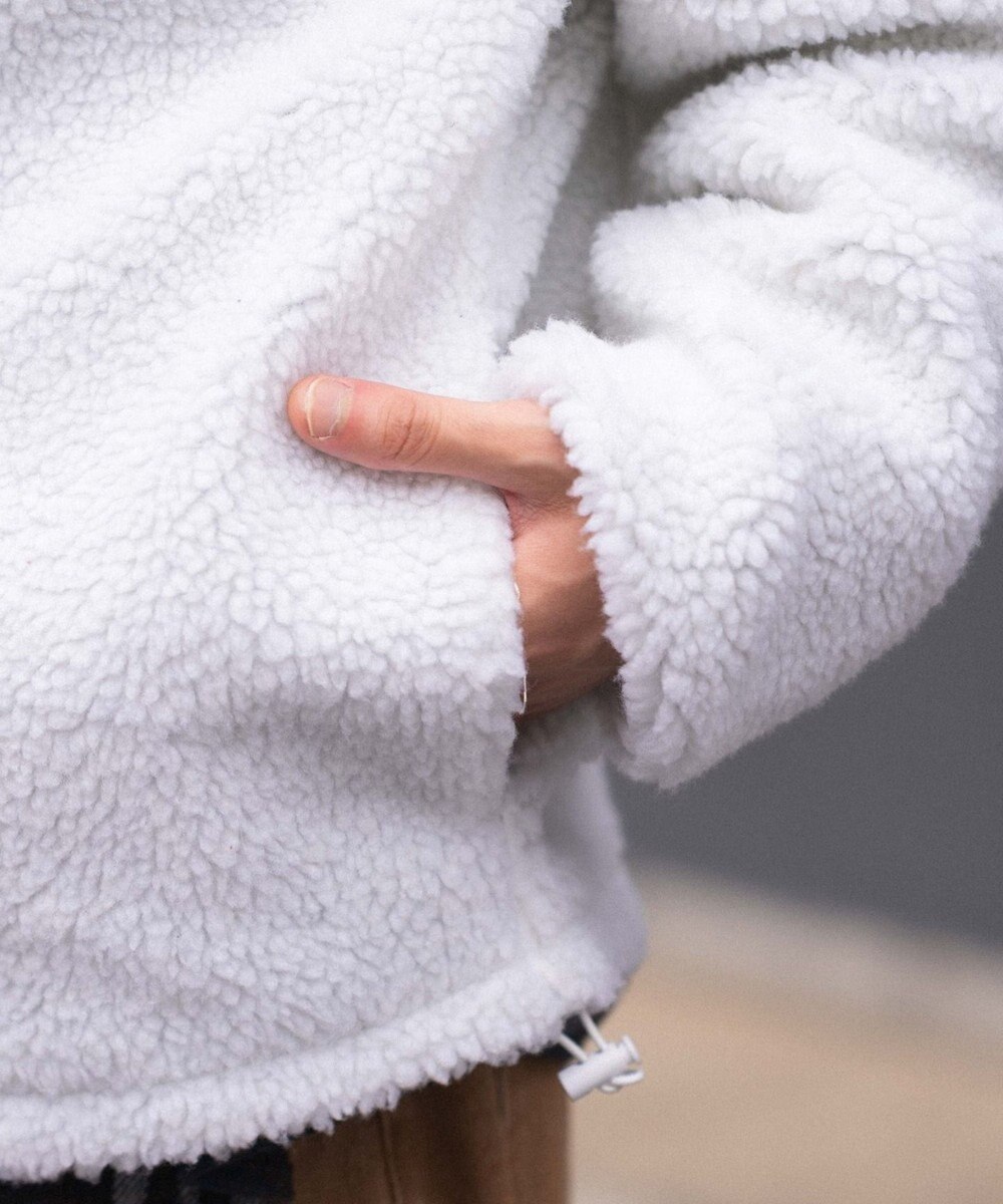 WEGO 【2025年秋冬新作アイテム/ユニセックス着用ITEM/SMLサイズ展開】ボアブルゾン 