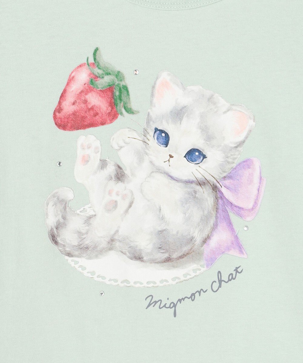 ANY KIDS アニマル×フルーツ 長袖 Tシャツ 