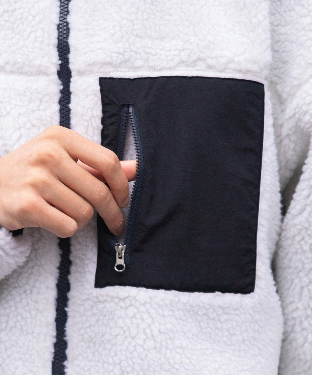 WEGO 【2025年秋冬新作アイテム/ユニセックス着用ITEM/SMLサイズ展開】ボアブルゾン 