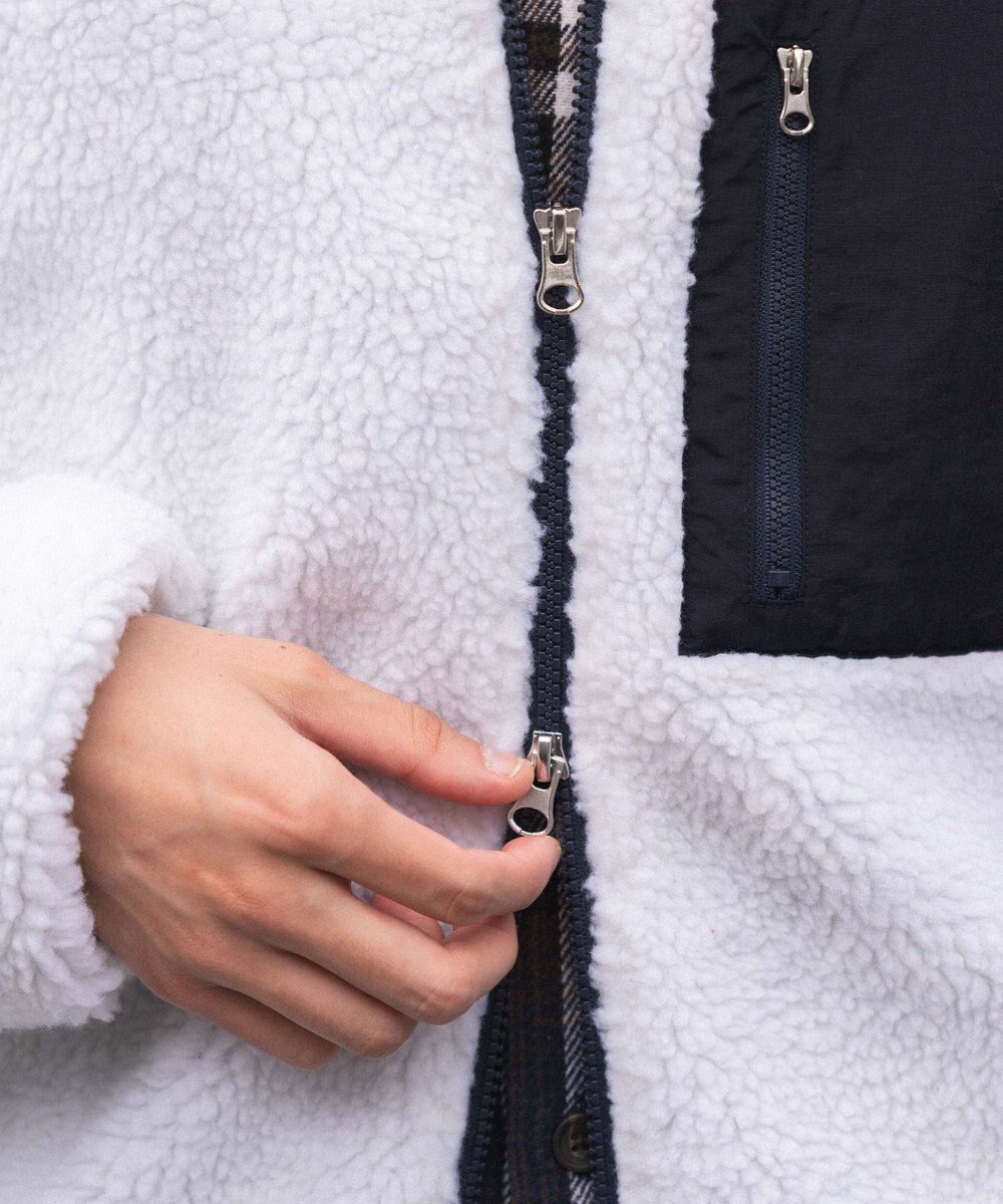 WEGO 【2025年秋冬新作アイテム/ユニセックス着用ITEM/SMLサイズ展開】ボアブルゾン 