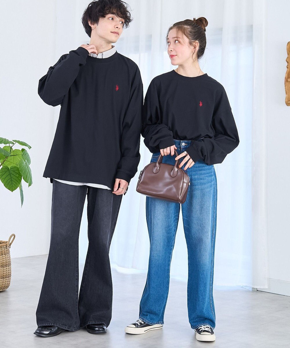 WEGO 【ユニセックス着用ITEM/MLサイズ展開】U.S. POLO ASSN.ワンポイント刺繍LST 