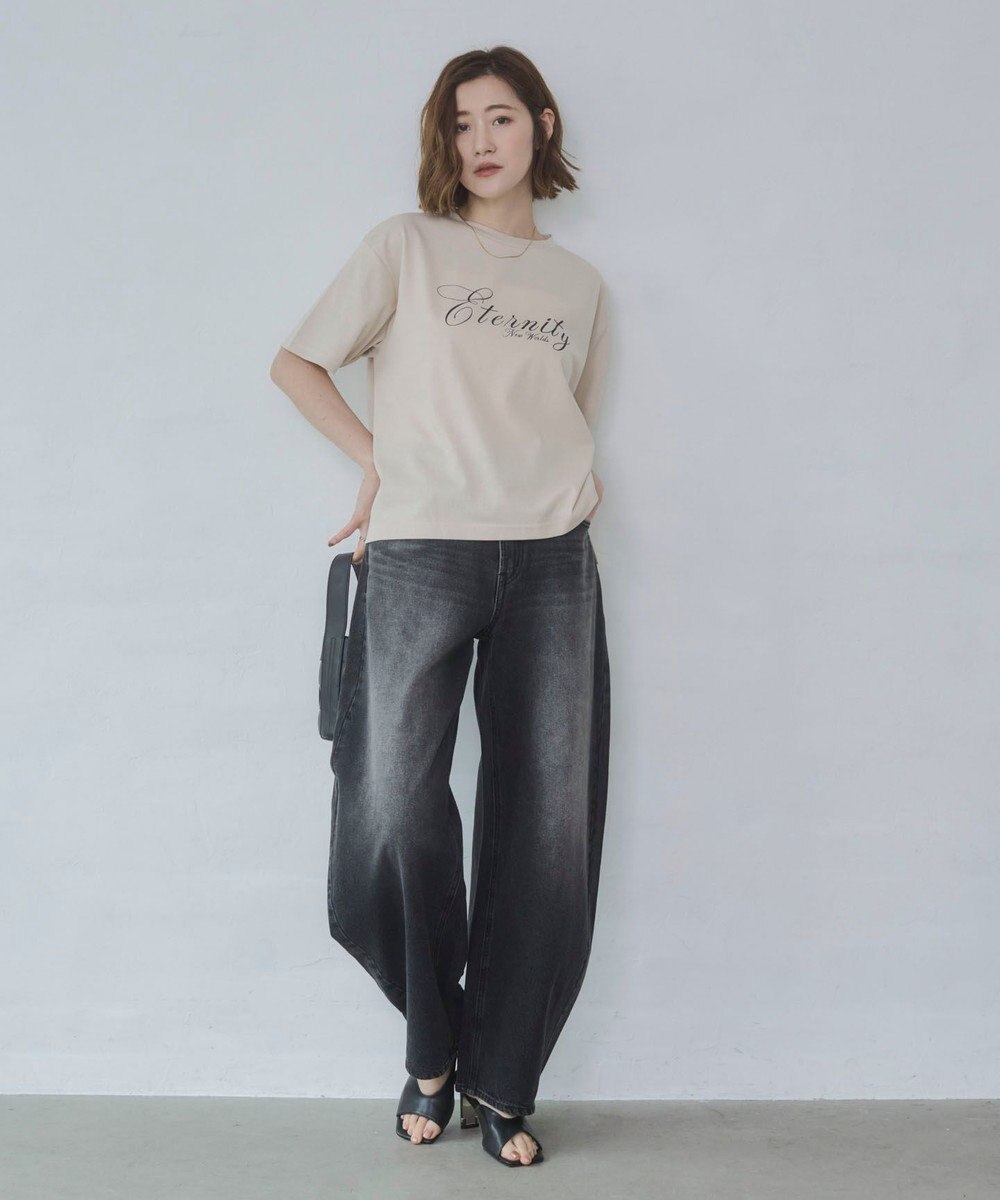 WEGO ワイドカーブデニムパンツ 