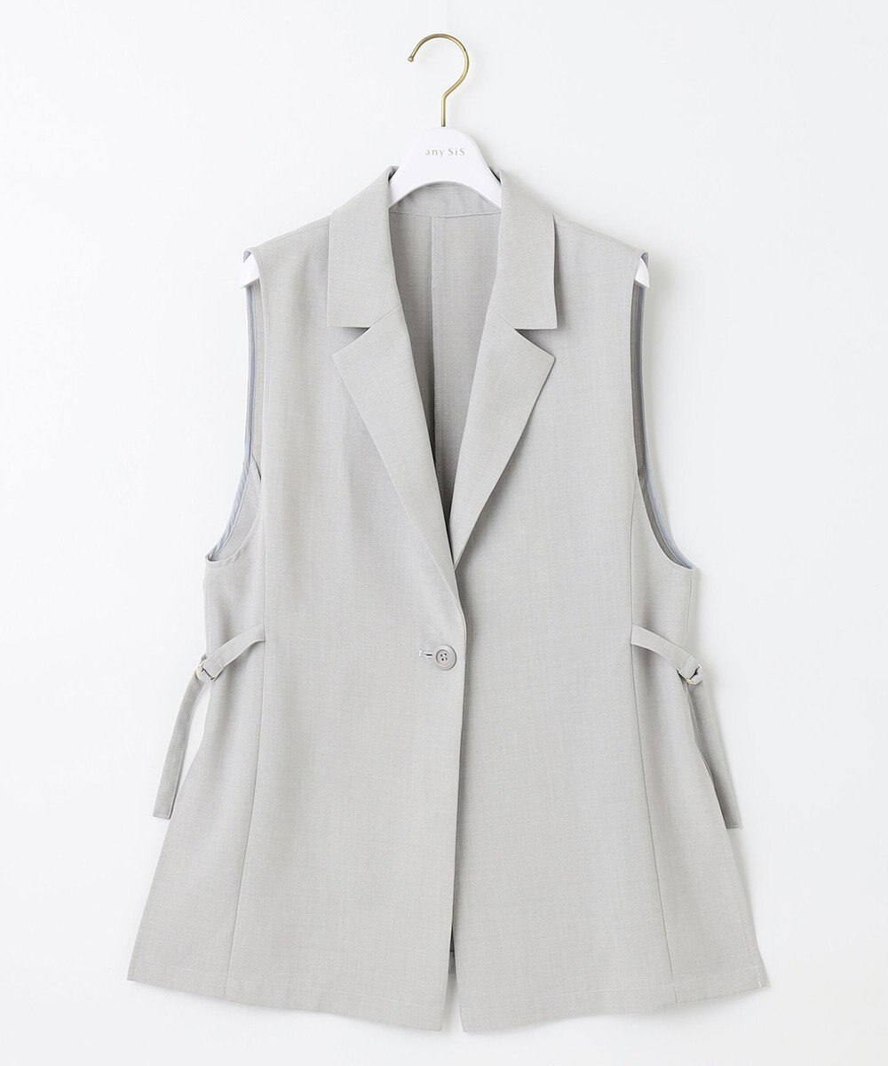 ANY SIS 【セットアップ可】ドライタッチクール ジレ 
